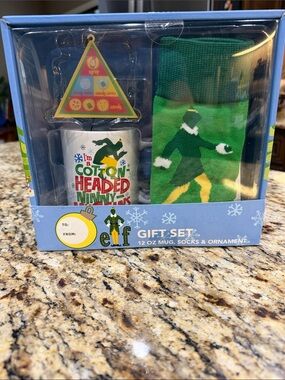 Buddy the Elf Green & Yellow Cotton-Headed Ninny Muggins Gift Set
